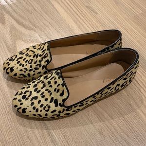 Jcrew leopard print flats